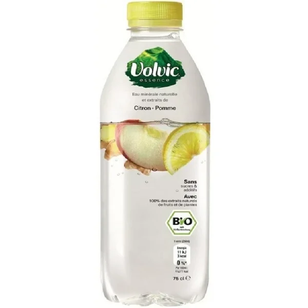 Volvic Essence Bio Citron Pomme 6-Pack  75 CL