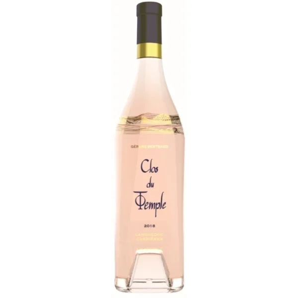 Clos Du Temple Rosé Languedoc Cabrières AOP Gérard Bertrand  75 CL  Millésime 2018