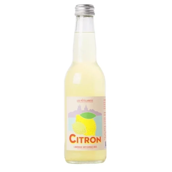 Limonades Les Pétillantes Citron Bio VP  33 CL