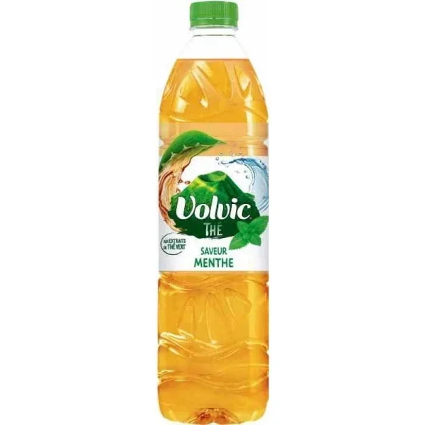 Volvic Thé Vert Menthe Pet 6-Pack  150 CL