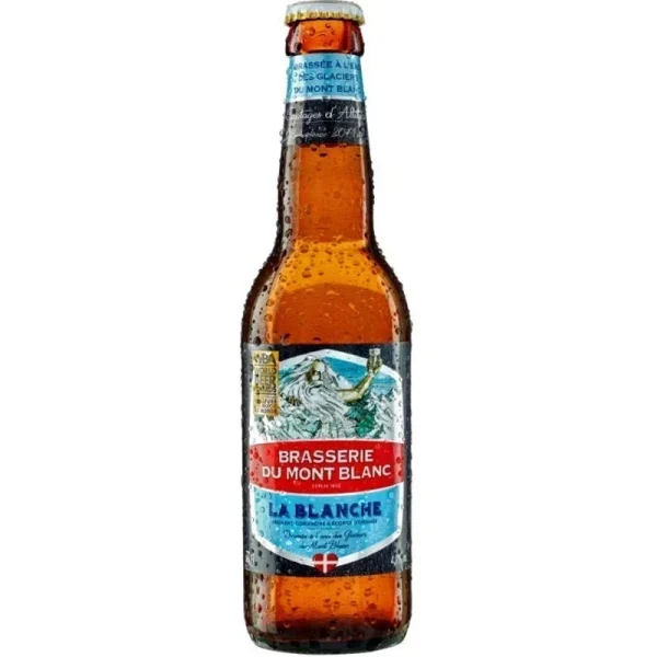 Bière du Mont-Blanc Blanche VP 4.7°  33 CL