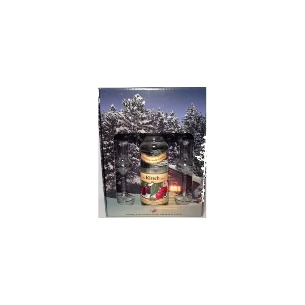 Kirsch Paysan de Fricktal Humbel Coffret avec 2 Verres  70 CL