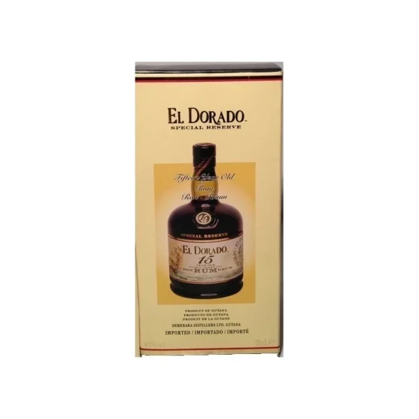 Rhum El Dorado 15 Ans Produit de la Guyane  70 CL